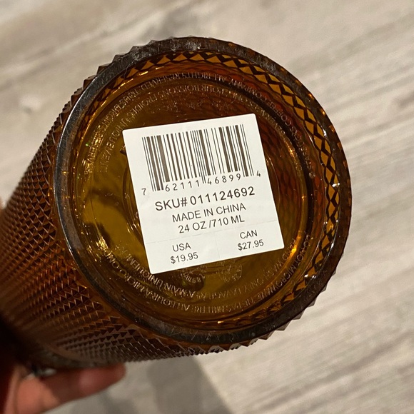 Starbucks Limited Edition 2021 50th Anniversary Honeycomb Gold Studded Cup 24oz - Picture 4 of 4